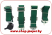 Спортивные ремни безопасности 2" четырех точечные QUICK - GREEN - shop.jeeper.by