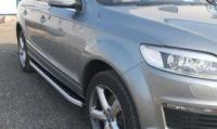 AUDI Q7 (2006-) Подножка боковая  алюминиевая (пороги)  Alyans  - shop.jeeper.by