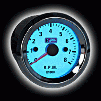 Тахометр Chrome Indiglo 52mm - shop.jeeper.by