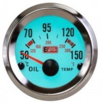 Указатель давления масла Chrome Indiglo 52mm - shop.jeeper.by