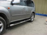 NISSAN X-TRAIL (2002-2003) Подножка боковая труба (пороги) - shop.jeeper.by