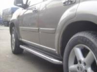 NISSAN X-TRAIL 2004- T30 Поднлжка боковая алюминиевая   - shop.jeeper.by