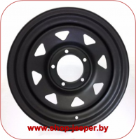 ORW диск стальной JEEP 15x8 5x114.3 d84 ET -19 черный - shop.jeeper.by