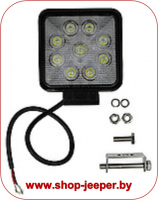 ФАРА РАБОЧЕГО СВЕТА 9 LED (СВЕТОДИОДНАЯ)  - shop.jeeper.by
