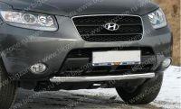 HYUNDAI SANTA FE 2006- Передняя защита бампера (труба)  - shop.jeeper.by