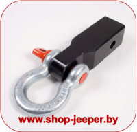 Фаркоп "Американский квадрат" прямой 50x50 с шаклом - shop.jeeper.by